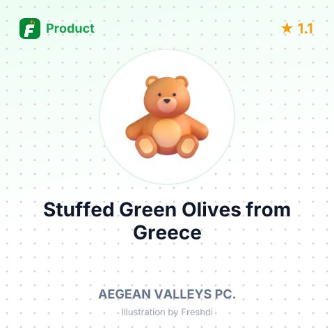 Stuffed Green Olives – summary card, no photo uploaded yet