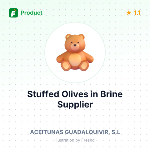 Stuffed Olives in Brine – product summary card, no photo uploaded yet
