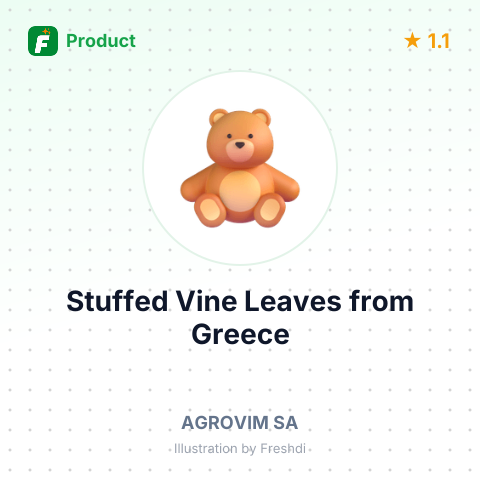 Stuffed Vine Leaves – summary card, no photo uploaded yet