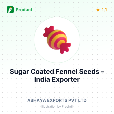 Sugar Coated Fennel Seeds – summary card, no photo uploaded yet