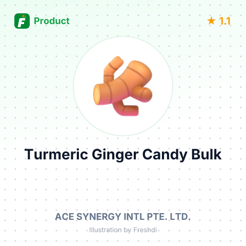 Sugar Free Turmeric Ginger Candy - Naturally Mango Flavored – summary card, no photo uploaded yet