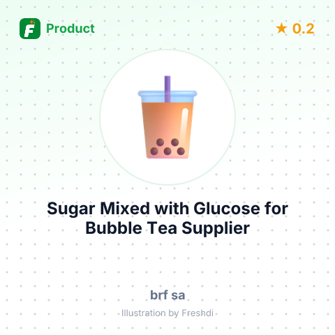 Sugar Mixed with Glucose for Bubble Tea – product summary card, no photo uploaded yet