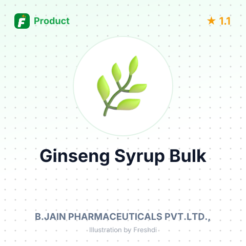 Sugar-Free Ginseng Syrup – summary card, no photo uploaded yet