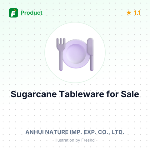 Sugarcane Tableware – summary card, no photo uploaded yet