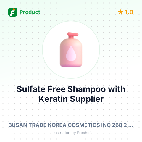 Sulfate Free Shampoo with Keratin – summary card, no photo uploaded yet