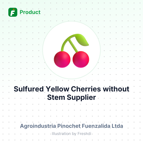 Sulfured Yellow Cherries without Stem – summary card, no photo uploaded yet