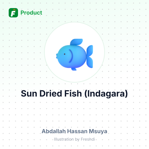 Sun Dried Fish (Indagara) – summary card, no photo uploaded yet