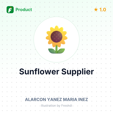 Sunflower – summary card, no photo uploaded yet