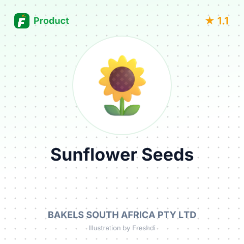 Sunflower Seeds – summary card, no photo uploaded yet