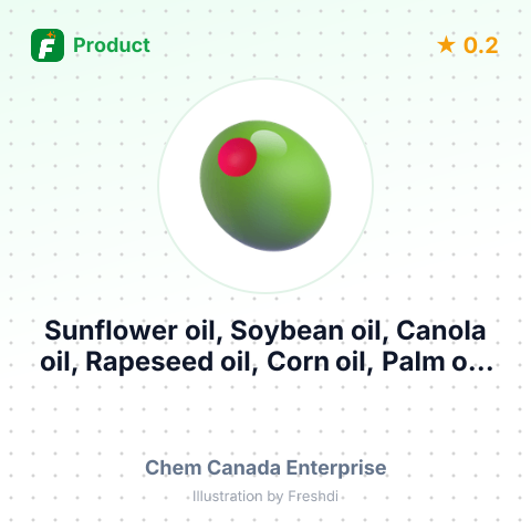Sunflower oil, Soybean oil, Canola oil, Rapeseed oil, Corn oi, Palm oil, Used Cooking oil, Vegetable oil – summary card, no photo uploaded yet