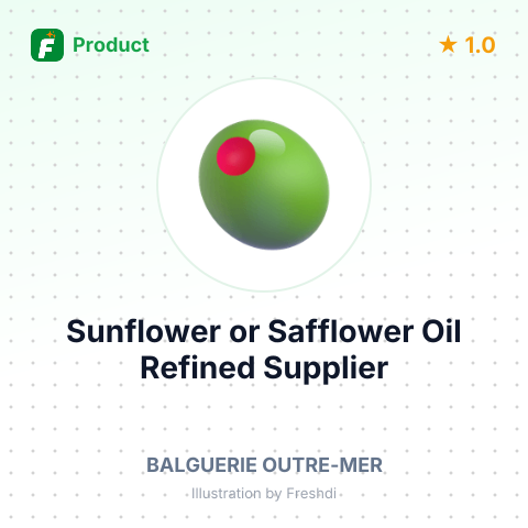 Sunflower or Safflower Oil, Refined – summary card, no photo uploaded yet