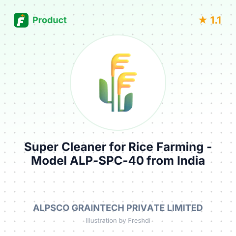 Super Cleaner for Rice Farming - Model ALP-SPC-40 – summary card, no photo uploaded yet