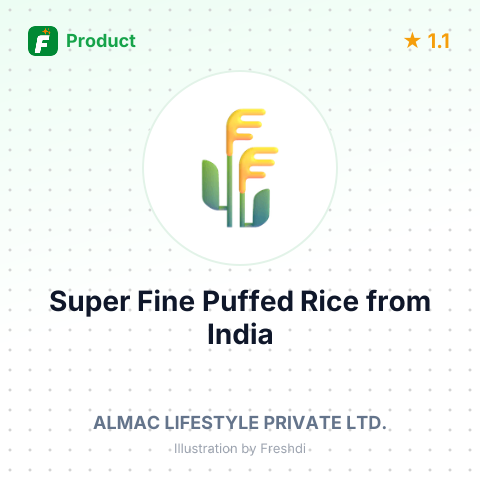 Super Fine Puffed Rice – summary card, no photo uploaded yet