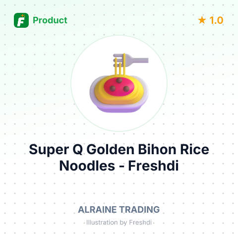 Super Q Golden Bihon Rice Noodles – product summary card, no photo uploaded yet