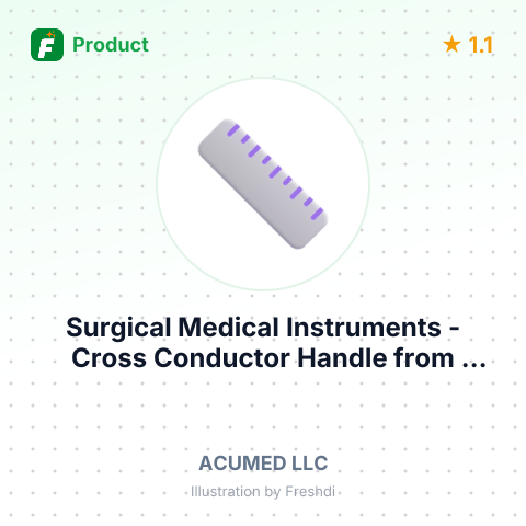 Surgical Medical Instruments - Cross Conductor Handle – summary card, no photo uploaded yet