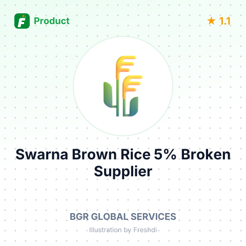 Swarna Brown Rice 5% Broken – summary card, no photo uploaded yet