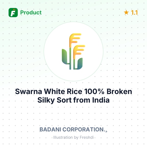 Swarna White Rice 100% Broken Silky Sort – summary card, no photo uploaded yet