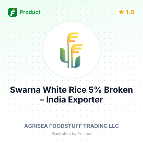 Swarna White Rice 5% Broken – summary card, no photo uploaded yet