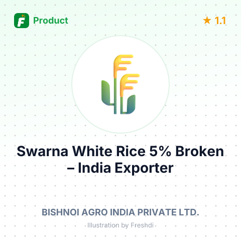Swarna White Rice 5% Broken – summary card, no photo uploaded yet