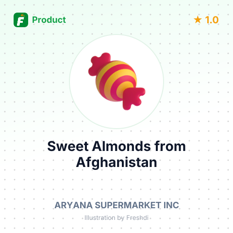 Sweet Almonds – summary card, no photo uploaded yet