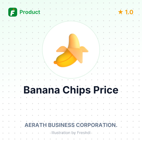 Sweet Banana Chips – summary card, no photo uploaded yet