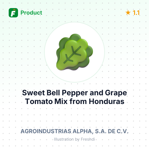 Sweet Bell Pepper and Grape Tomato Mix – summary card, no photo uploaded yet