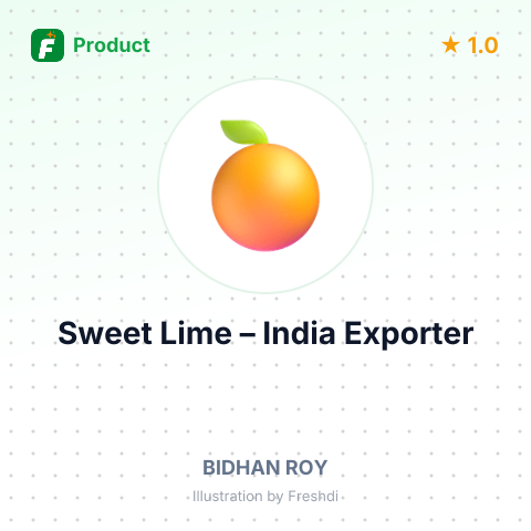 Sweet Lime (Mosambi) – summary card, no photo uploaded yet