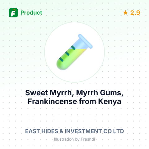 Sweet Myrrh, Myrrh Gums, Frankincense – summary card, no photo uploaded yet