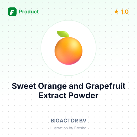 Sweet Orange and Grapefruit Extract Powder – summary card, no photo uploaded yet