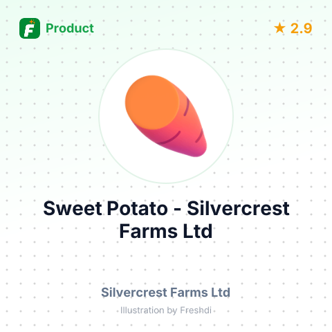 Sweet Potato – summary card, no photo uploaded yet