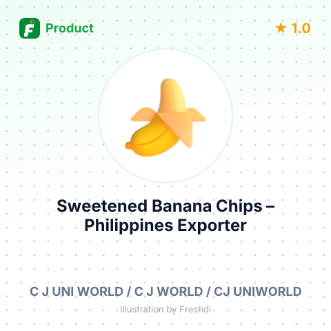 Sweetened Banana Chips – summary card, no photo uploaded yet