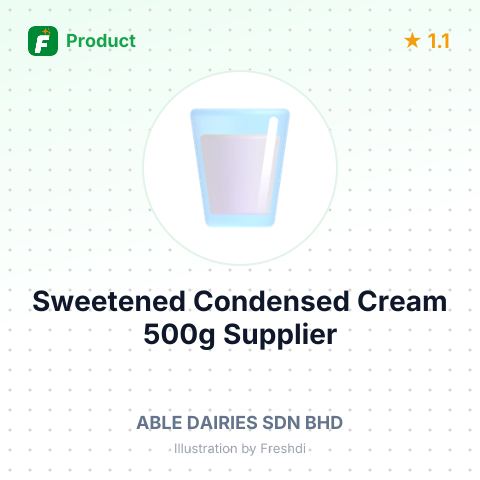Sweetened Condensed Cream 500g – summary card, no photo uploaded yet