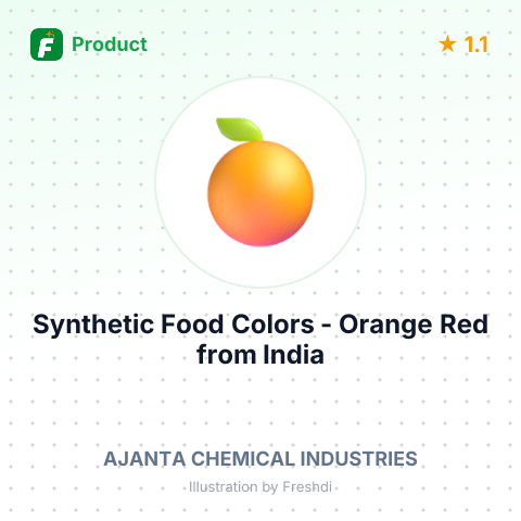 Synthetic Food Colors - Orange Red – summary card, no photo uploaded yet