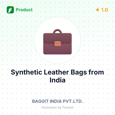 Synthetic Leather Bags – summary card, no photo uploaded yet