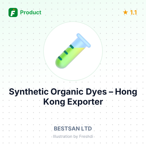 Synthetic Organic Dyes – summary card, no photo uploaded yet