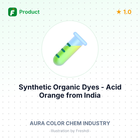 Synthetic Organic Dyes - Acid Orange – summary card, no photo uploaded yet