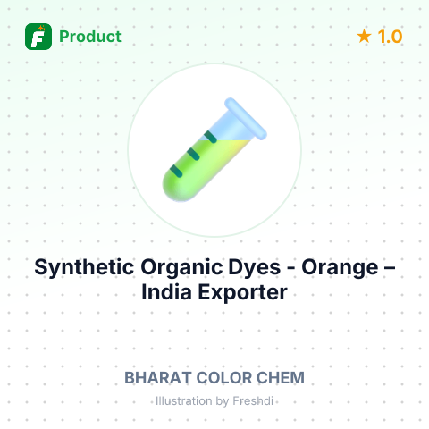 Synthetic Organic Dyes - Orange – summary card, no photo uploaded yet