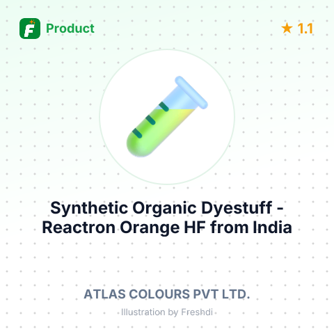 Synthetic Organic Dyestuff - Reactron Orange HF – summary card, no photo uploaded yet
