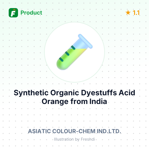 Synthetic Organic Dyestuffs Acid Orange – summary card, no photo uploaded yet
