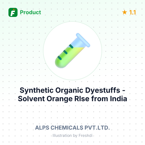Synthetic Organic Dyestuffs - Solvent Orange Rlse – summary card, no photo uploaded yet