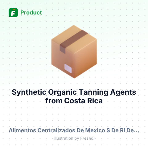 Synthetic Organic Tanning Agents – summary card, no photo uploaded yet