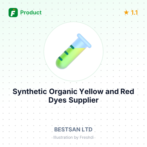 Synthetic Organic Yellow and Red Dyes – summary card, no photo uploaded yet