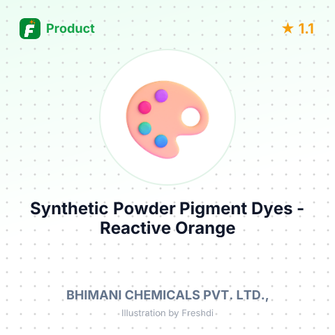 Synthetic Powder Pigment Dyes - Reactive Orange – summary card, no photo uploaded yet