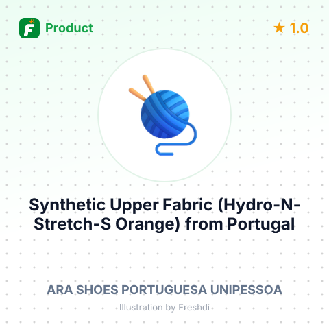 Synthetic Upper Fabric (Hydro-N-Stretch-S Orange) – summary card, no photo uploaded yet