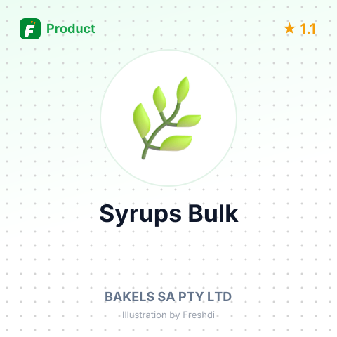 Syrups – summary card, no photo uploaded yet