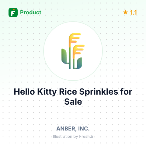 TANAKA Hello Kitty Mixed Rice Sprinkles – summary card, no photo uploaded yet
