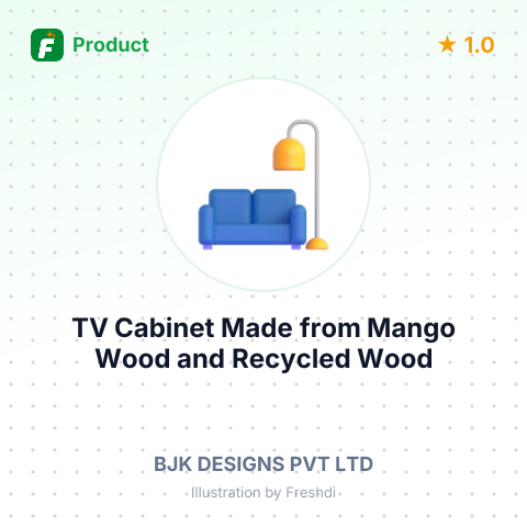 TV Cabinet Made from Mango Wood and Recycled Wood – summary card, no photo uploaded yet