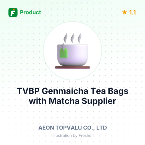 TVBP Genmaicha Tea Bags with Matcha – summary card, no photo uploaded yet