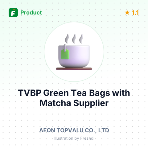 TVBP Green Tea Bags with Matcha – summary card, no photo uploaded yet