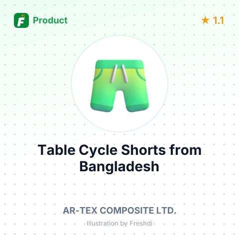 Table Cycle Shorts – summary card, no photo uploaded yet